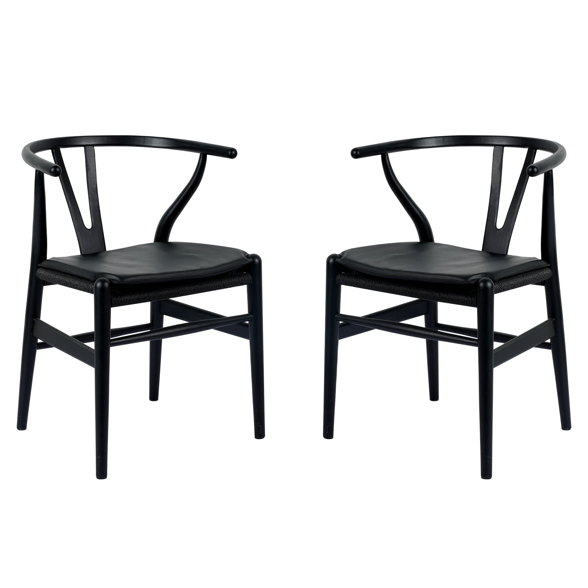 High Cost Effective Ash Wood Y Chair Restaurant Coffee Shop Wishbone Chair Dining for Sale