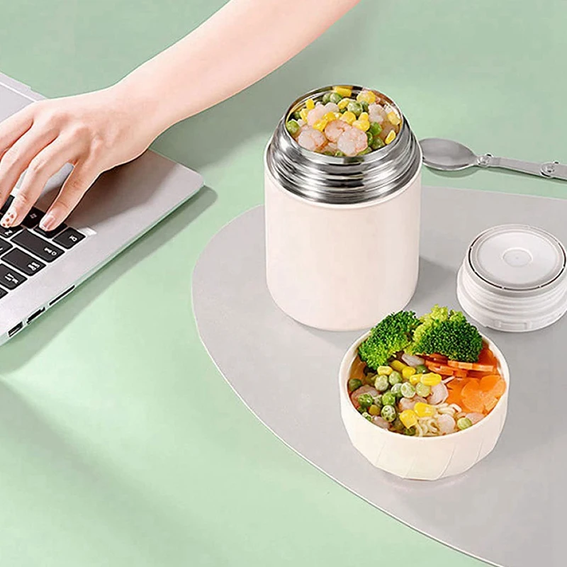 Contenitore termico tazza termica contenitore per alimenti contenitore riscaldante in acciaio inossidabile da 500Ml per zuppa