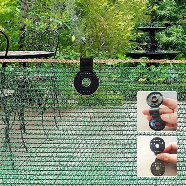 Árnyékoló Kendő Klip Nagy Teherbírású Retesz Markolat Nettó Rögzítő Üvegházhatású Árnyékszövet Szövet Rögzítse - Image 3