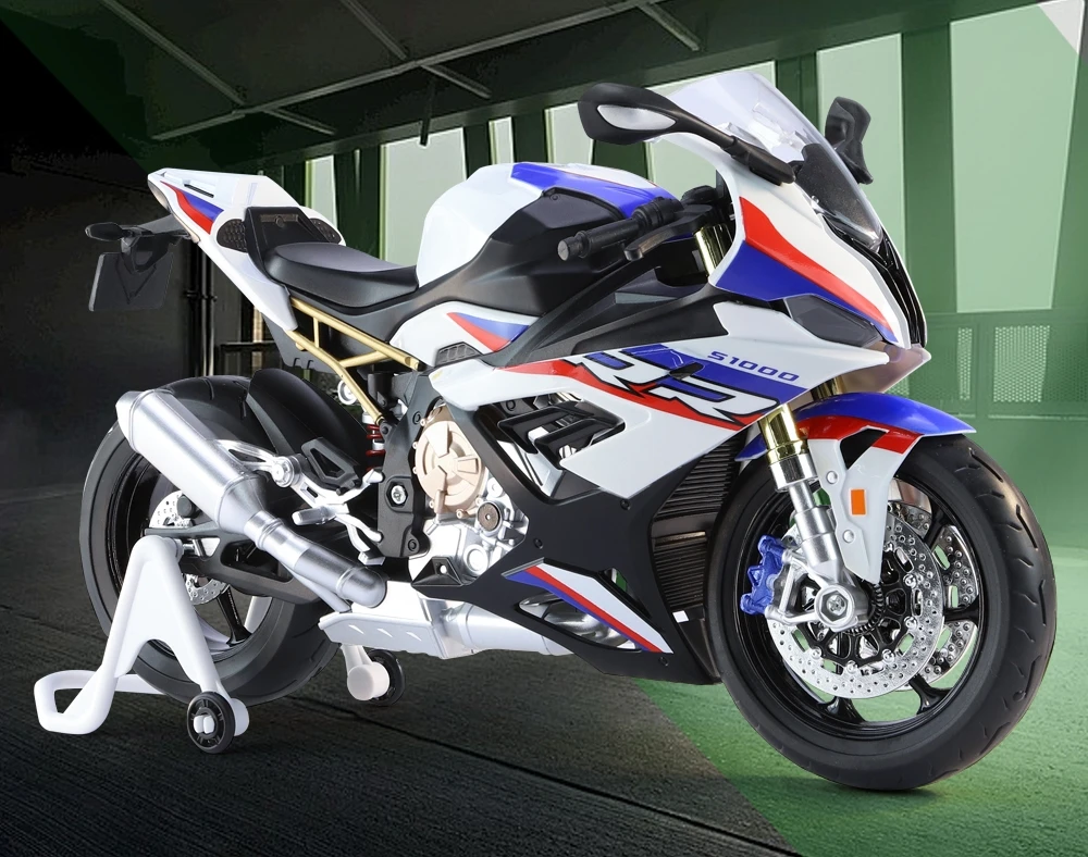 1/9 BMW S1000RR Yarış Motosikleti Diecast Model