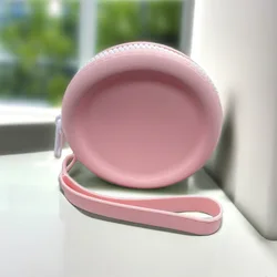 Portable Silicone Dog Treat Pouch with Lanyard and Hook (Pink)