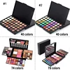 40/74/78 Colors Glitter Eyeshadow Palette Matte Waterproof Long Lasting Pressed Powder Cosmetics Kit Fashion Women MakeUp Tools 1