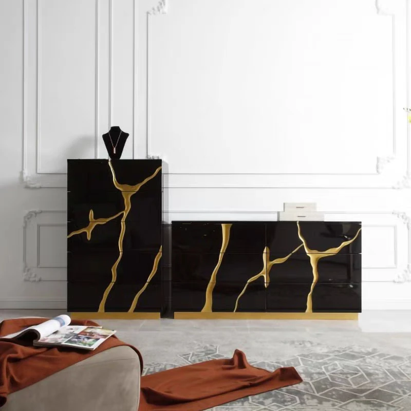 

Special Dining Room Side Cabinet, TV Table, Beautiful Drawer Chest, Paint Indoor Cabinet, Creative Side Cabinet
