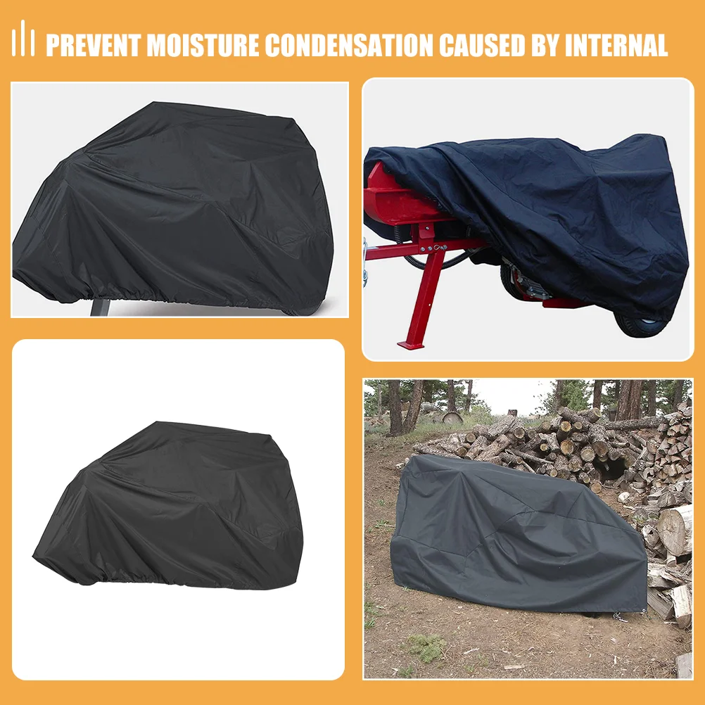 Hydraulic Cover Rainproof Outdoor Furniture Protector Garden Oxford Cloth Waterproof Splitter Machine Hood Small