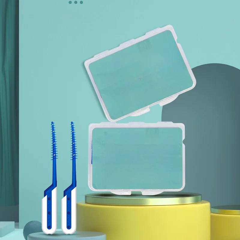 Interdental Brush Silicone Soft Dental Floss 30 Pcs Clean Between Teeth