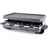 Swissmar KF-77040 Classic 8-Person Raclette with Reversible Cast Iron Grill Plate/Crepe Top, Black 1