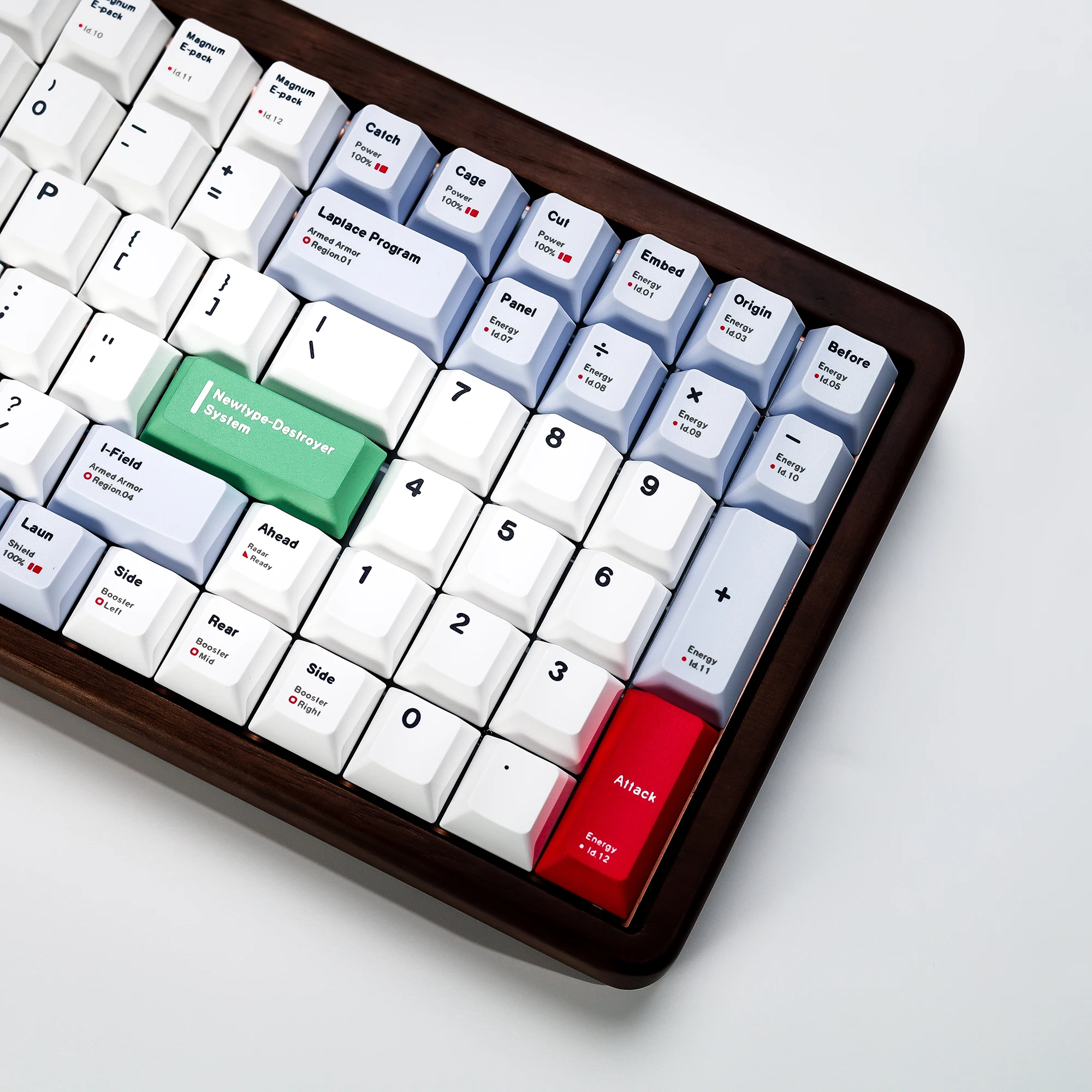 KBDiy 139-Key Korean Minimalist Cherry Profile PBT Keycap Set