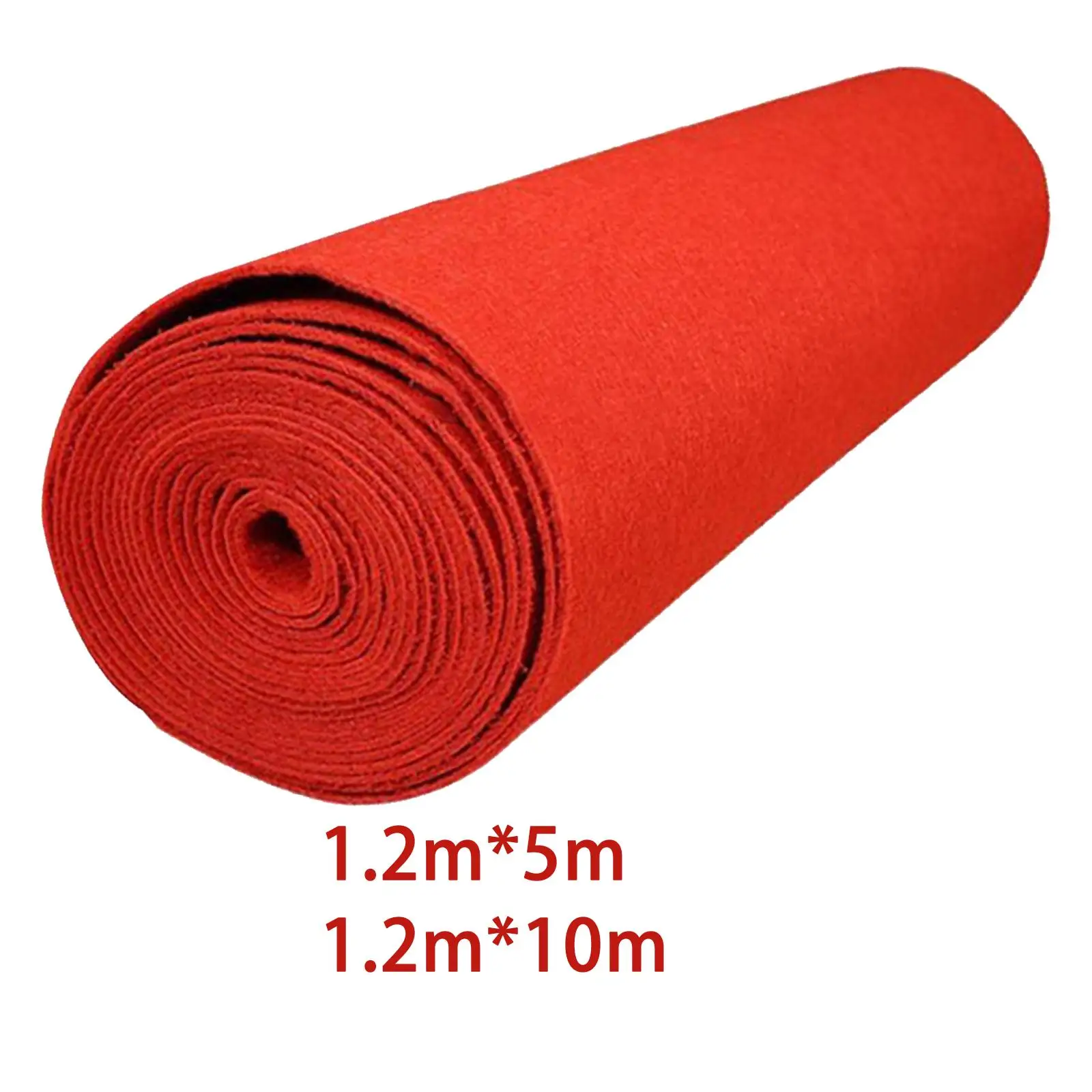 Red Carpet 1.2 Meter Wide Non Slip Portable Sturdy Wedding Rug Red Aisle Runner for Party Baby Shower Birthday Outdoor Decor