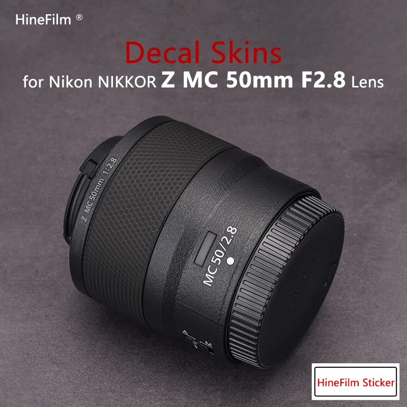 Nikkor Z 50 F2.8 S Adesivo Per Lenti Copertura Antigraffio Pelle Per Nikon Z 50Mm F2.8 Premium Decalcomania Protezione Per La Pelle Pellicola Avvolgen