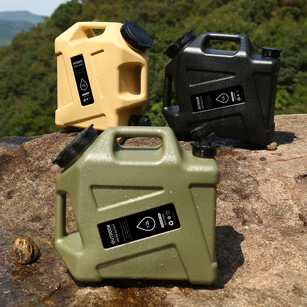 11/12/13/18.5L Large-capacity Water Container Outdoor Water Storage Bucket Food-grade Camping Water Bag Portable Water Tank 수조