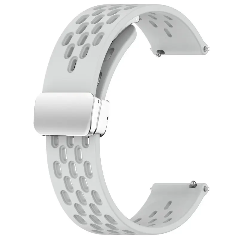 22mm Sports Silicone Magnetic Watch Strap Bracelet - Universal Band