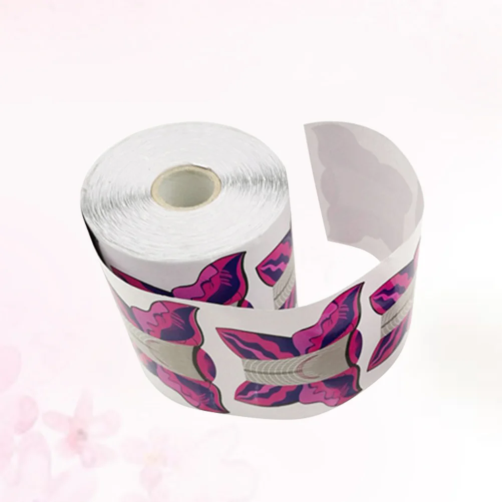 

100/500 Nail Forms Butterfly Shaped Nail Art Guide Form Sticker Acrylic UV Gel Tip Extension Golden Nail Paper Holder Nail Tool