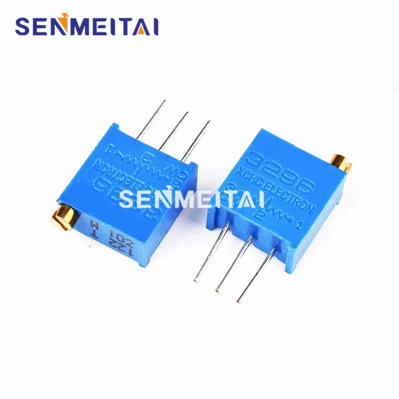10PCS 3296W Precision Adjustable Resistance Multi-turn Trimming 1K 2K 5K 10K 100K 103 100R Potentiometer