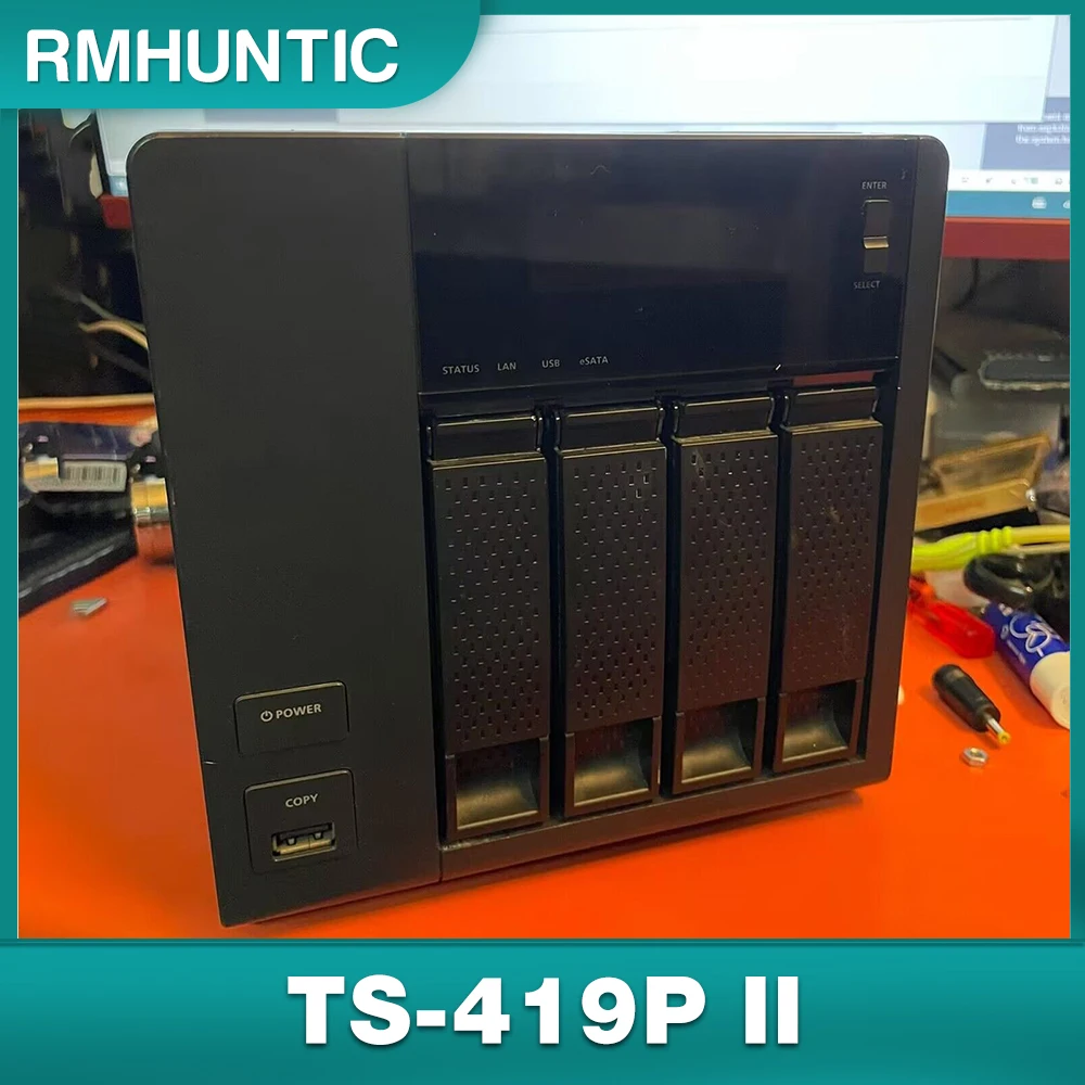 

TS-419P II для сетевого хранилища QNUA 4-drive NAS Dual Gigabit Dual usb