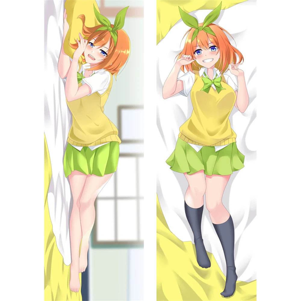 

The Quintessential Quintuplets Nakano Yotsuba Dakimakura Pillow Case 2Side Print Anime Pillowcase Body Cushion Cover Otaku Waifu