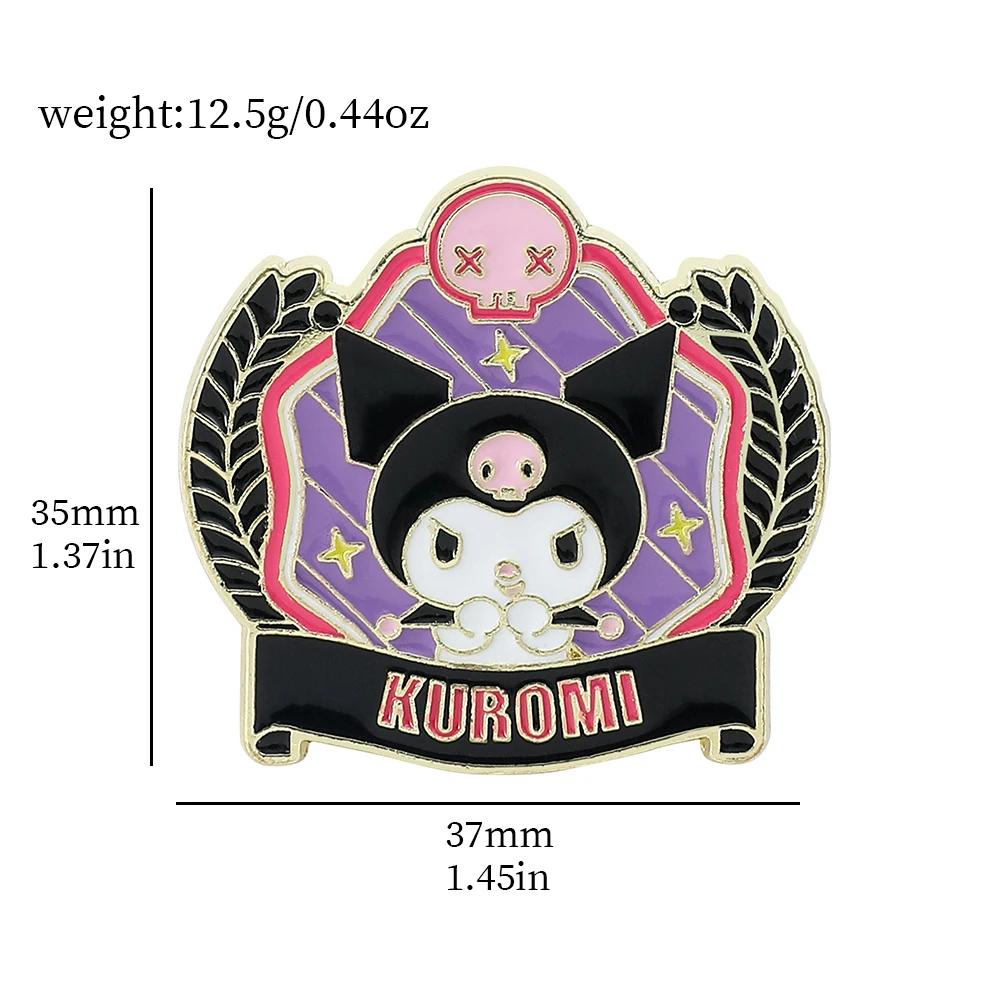 Sanrio Hello Kitty Cute Kit Cat Lapel Pins for Backpacks Brooches for Women  Enamel Pin Gift Fashion Jewelry Accessories