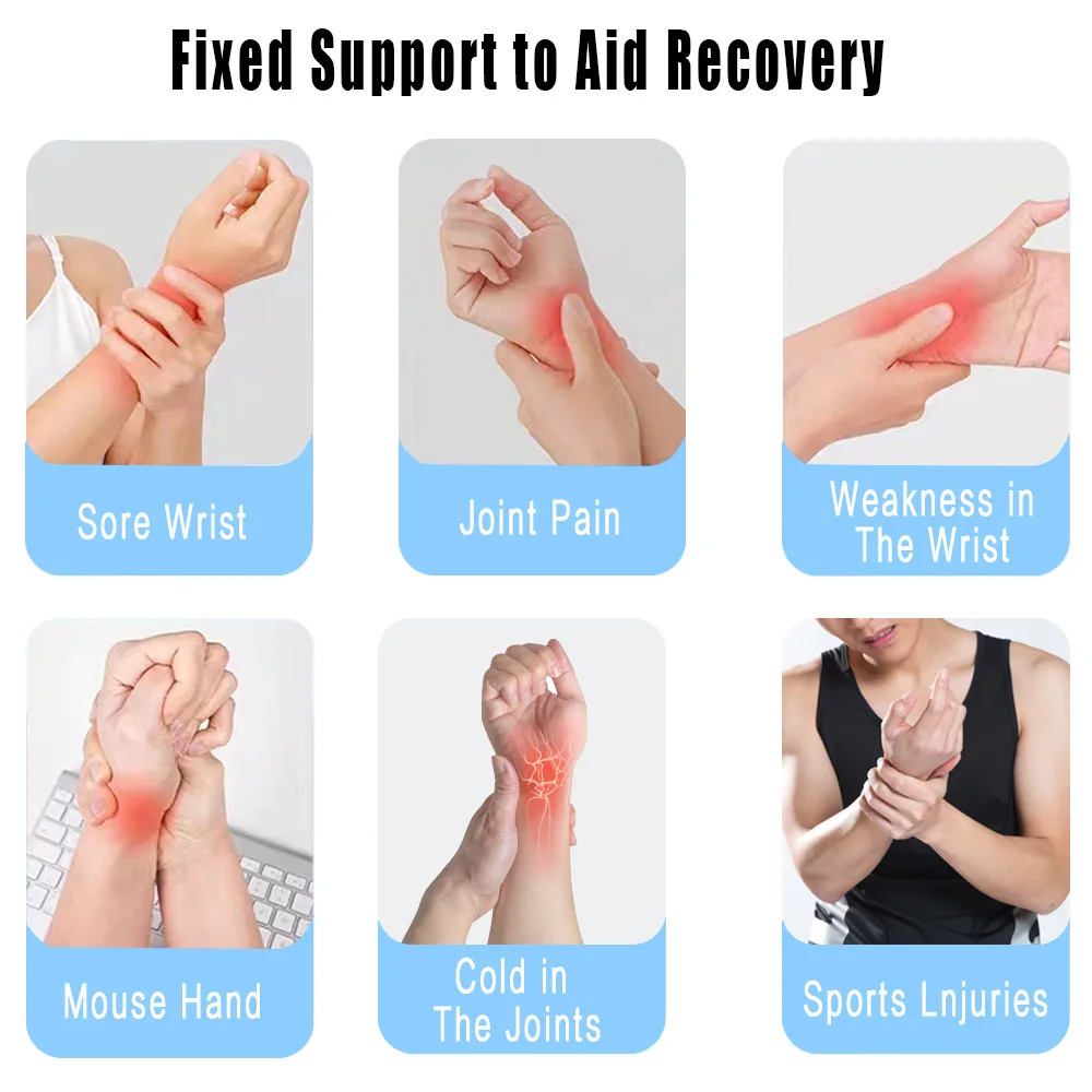 2 Pcs/Pair Medical Compression Arthritis Gloves Stretch Mens Womens Gym Workout Fingerless Gloves Pain Relief Palm Wrist Guards