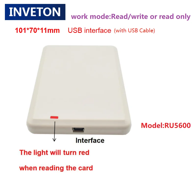 ISO 18000 6C RFID Card Reader RFID Chip Reader RFID UHF Reader Writer USB Keyboard Emulation RFID Reader Copier Cloner Read Write EPC GEN2 tag with SDK