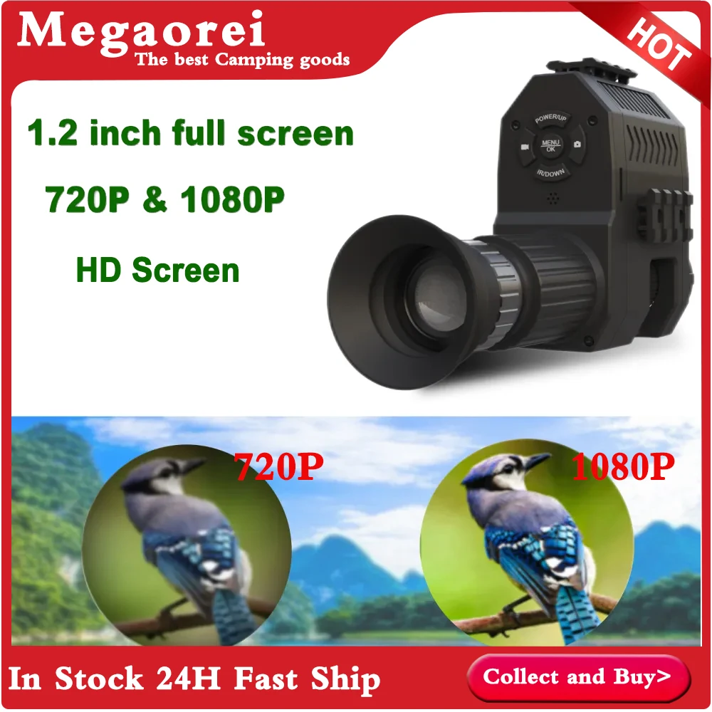 

Megaorei NK007 New Upgrad Laser Infrared HD 1080P Monocular Night Vision Telescope X1-X4 Zoom Hunting Camera Hot Selling KIT