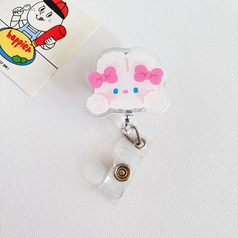 Pochacco Kuromi Cinnamoroll Retractable Badge Reel Clip Holder Students  Staff Kawaii Card Clip Chest Id Tag Card Accessories - AliExpress