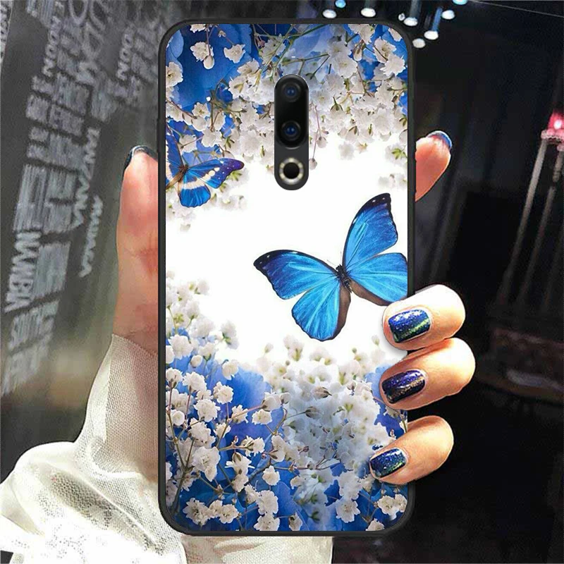 For Meizu 16th Case 6.0'' Silicone Case For Meizu 16th Plus Cover 6.5'' Soft TPU back Cases coque etui Leopard print meizu phone case with stones craft Cases For Meizu