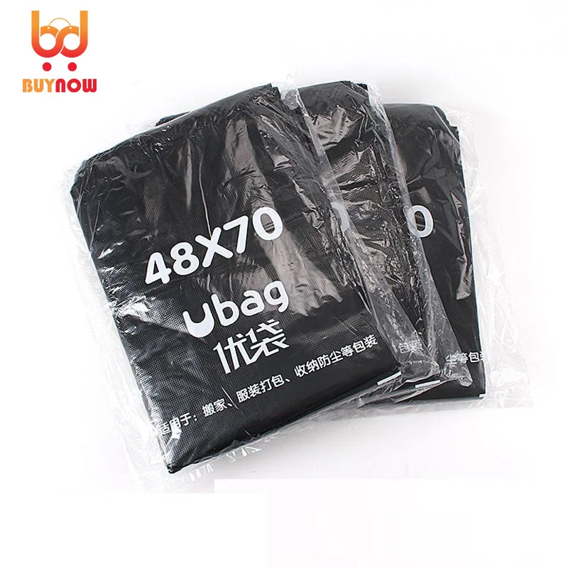 Garbage bag black color home office portable thickened large black plastic bag extra thick kitchen vest small medium size