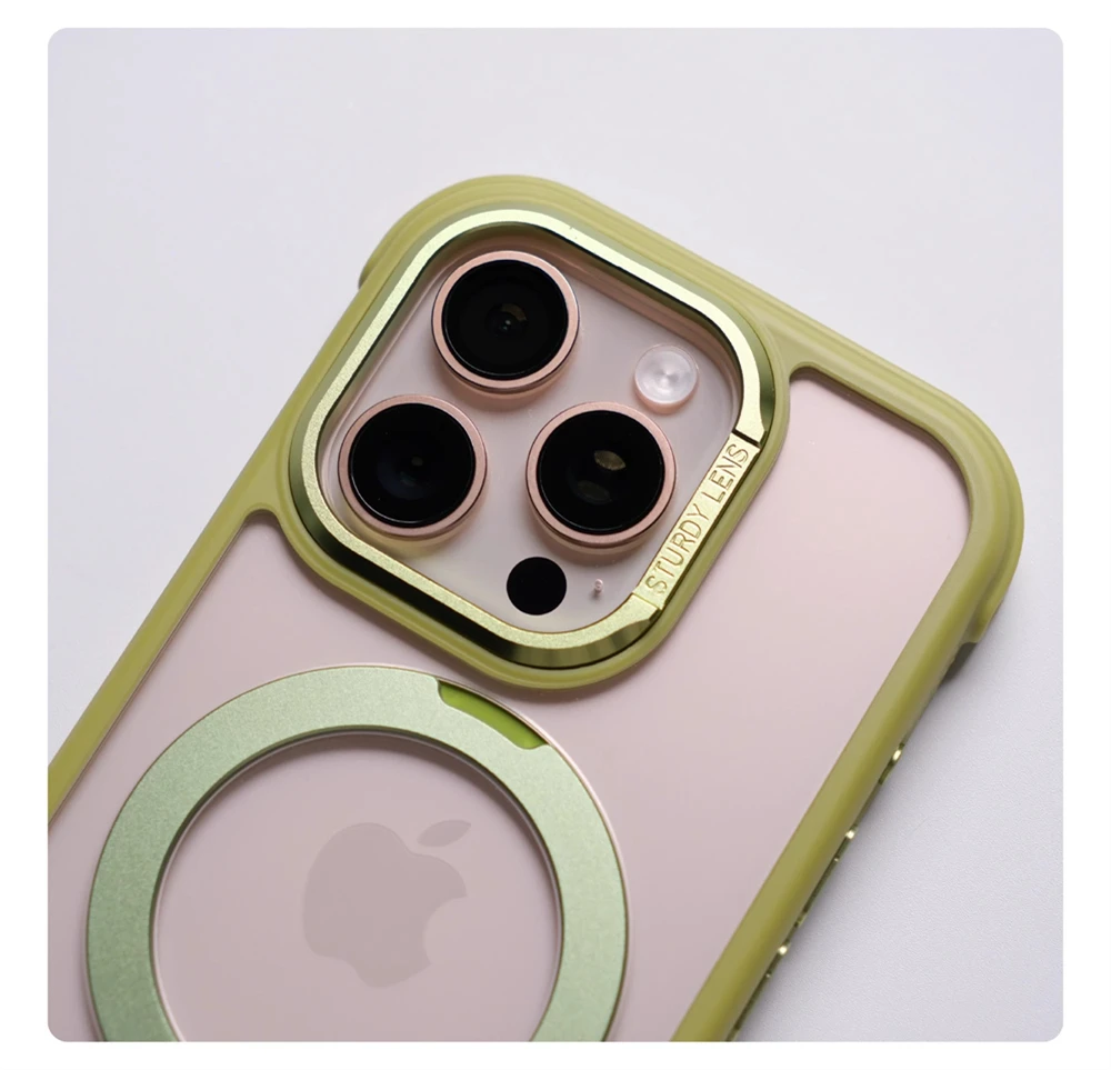 360 ° Magnetischer drehbarer Halter, stoßfeste Hülle für iPhone 17 16 Pro Max 15 14 13, transparent, für MagSafe Wireless Charge Cover – Detail 11