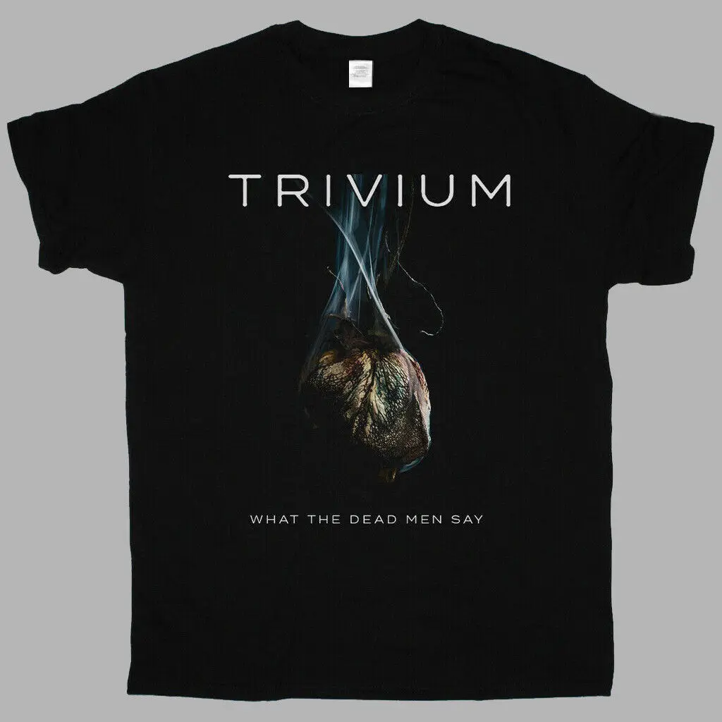 Trivium What The Dead Men Say Новая Черная футболка с длинным или коротким рукавом