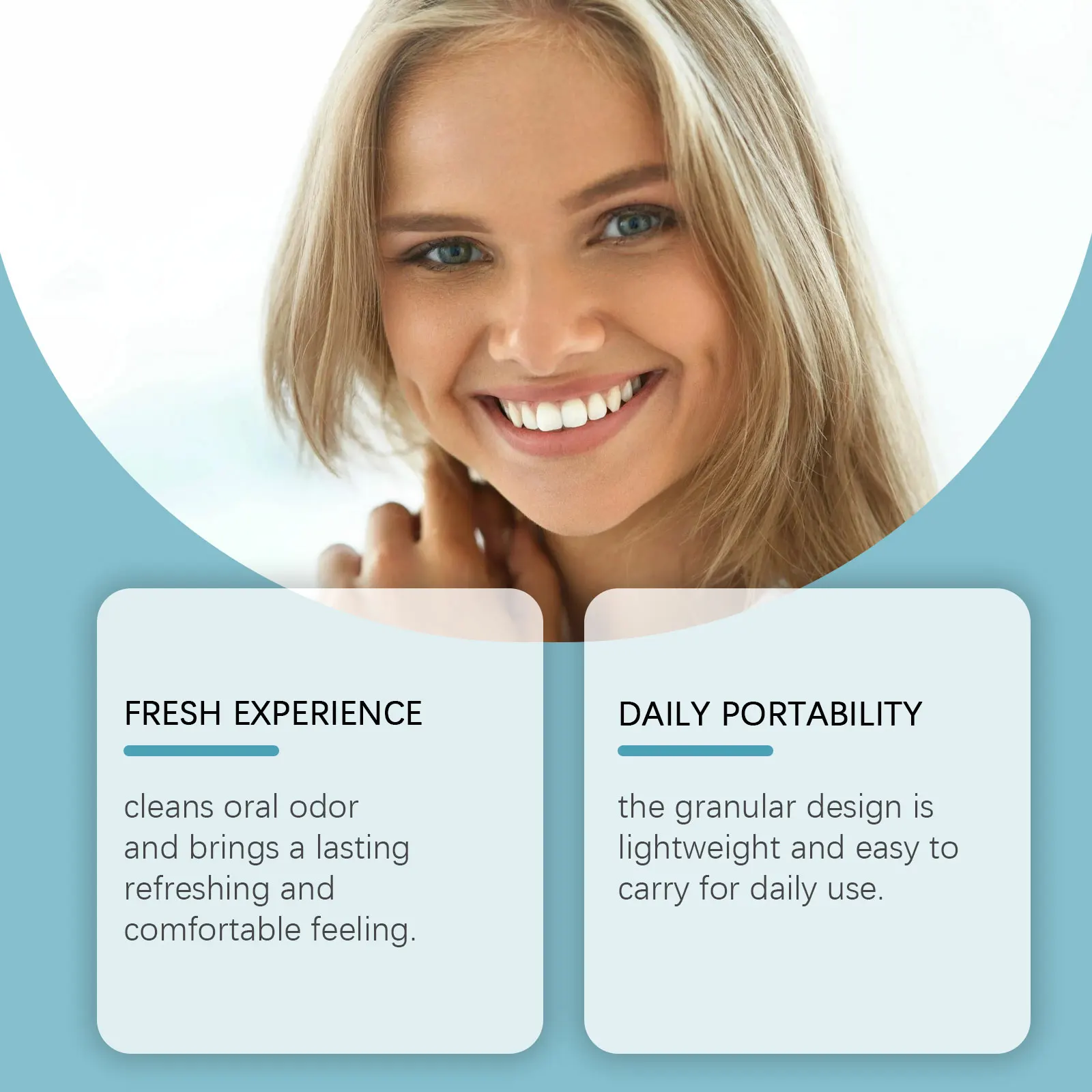 Dental Freshness Mouthwash Granules: Gently Cares for Oral Hygiene, Fresh and Clean, Portable Teeth-Cleaning Mouthwash Granules