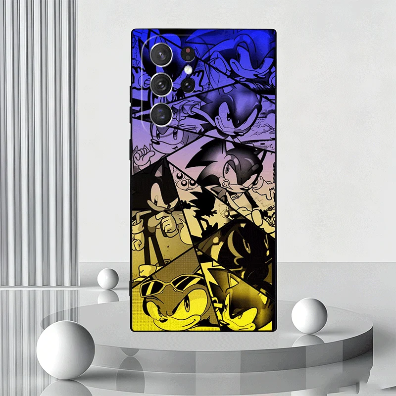 Super S-Sonics Cartoon Customized Phone Case with Edge Pattern