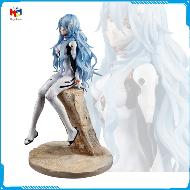 

In Stock Megahouse GEM NEON GENESIS EVANGELION Ayanami Rei New Original Anime Figure Model Toy Action Figure Collection Doll Pvc