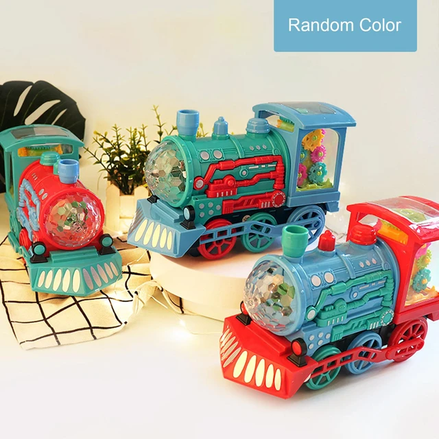 Grande trem luzes música locomotiva elétrica crianças trem elétrico  brinquedo menino presente modelo trem para thomas brinquedos carro -  AliExpress