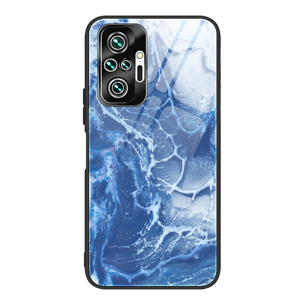 phone pouches Gradient Marble phone Case For Redmi Note11S 10PRO 10S 9S 9PRO 8PRO 8T Tempered Glass Protective Cover Redmi 10 9A 8A 7A waterproof pouch for swimming Cases & Covers