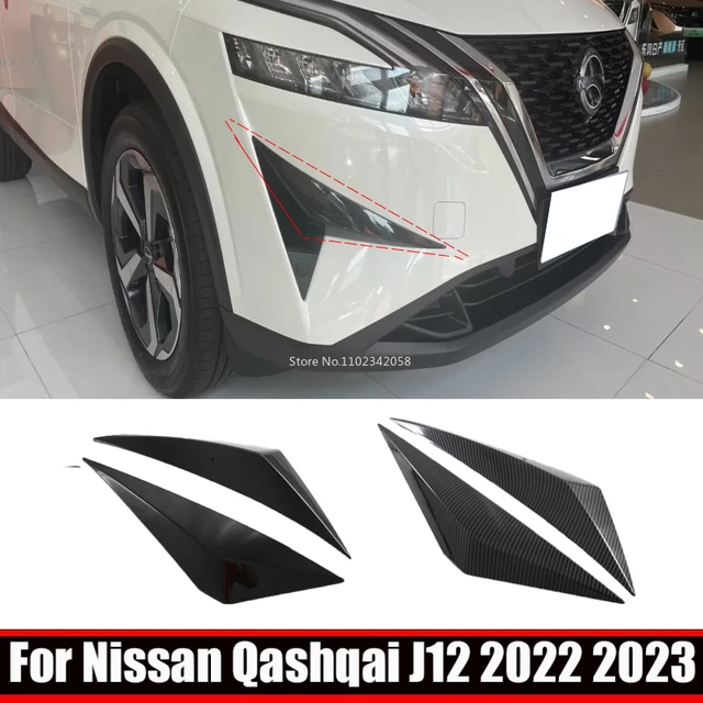 For Nissan Qashqai J12 2022 2023 2024 Exterior Decoration Front Bumper  Front FogLights fog Lamp Side Air Outlet Fender Cover - AliExpress
