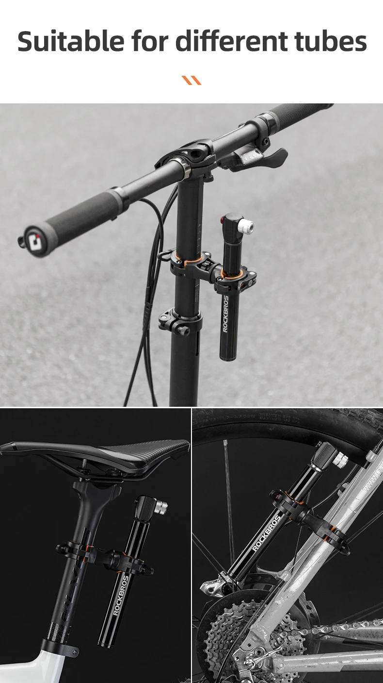 Bicycle Light Bracket Quick Release Stable 360 Degree Rotatable Multifunctional