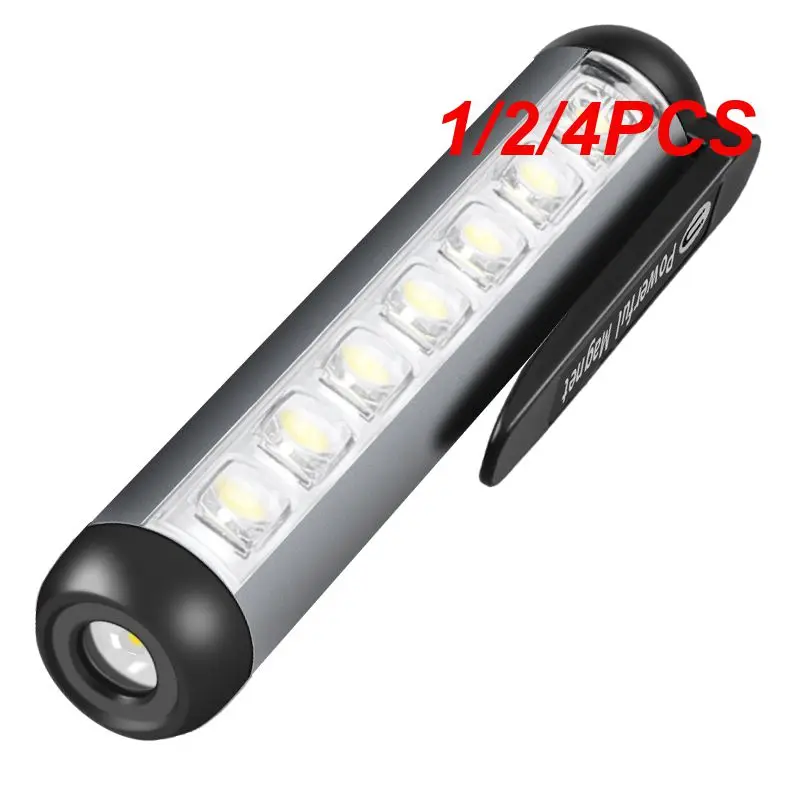 

1/2/4PCS Outdoor Emergency Chargeable Flashlight Lasting Waterproof Portable LED/COB Lamp Tactical Flashlight