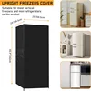 Refrigerator cover, waterproof and dust-proof cover for protecting outdoor, household upright freezers - refrigerated refrigerat 5
