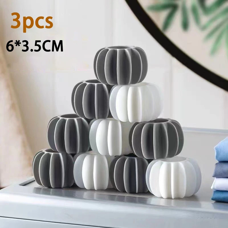 3/5/10pcs Laundry Ball Reusable Clothes Hair Cleaning Tool Anti-Tangle Suitable for Washing Machine Silicone Steam Dryer Balls