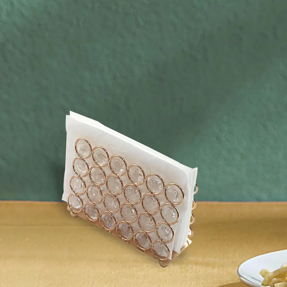 Portatovaglioli Creativo In Ferro Galvanizzato – Design Scavato Per Tavolo Da Pranzo, Picnic, Hotel E Ristoranti