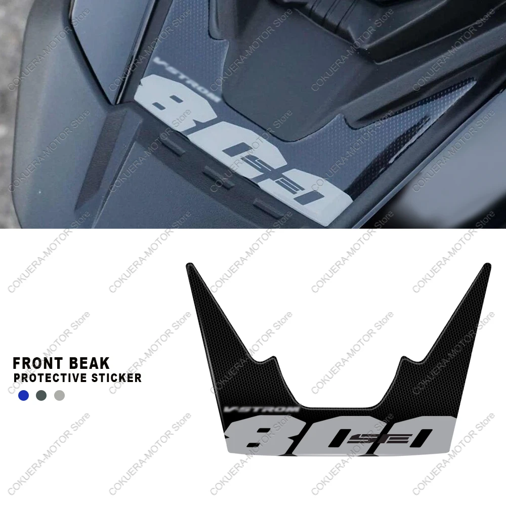V-Strom 800SE Front beak Stickers Motorcycle Sticker 3D Epoxy Resin Protection Sticker For V-Strom 800 SE 2023