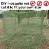 DIY Mosquito Nets Outdoor Camp Hunt Garden Dormitory Picnic Camping Cut Fit Size Mosquito Net 2*3m 3*5/15m Netting Green Black 3