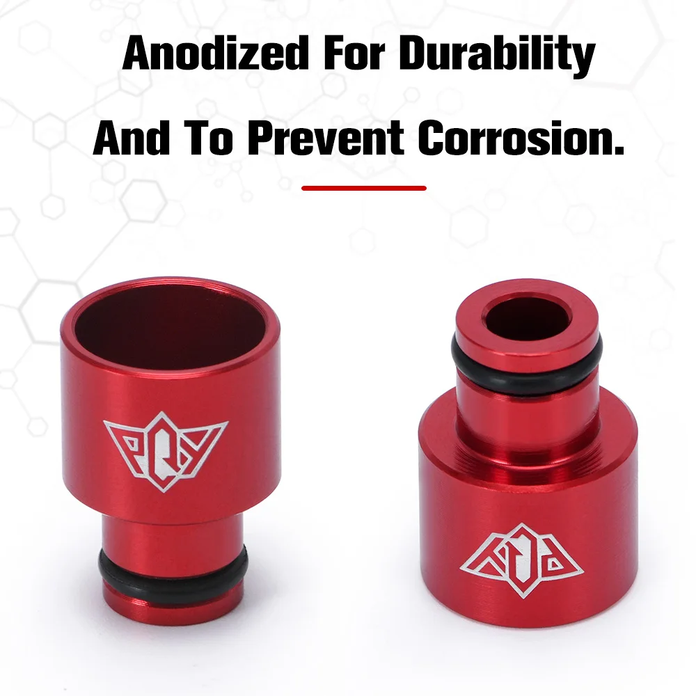 Fuel Injector Hat Nozzle Adapter 4pcs fuel injector cleaner diesel injector tube fuel injector removal tool