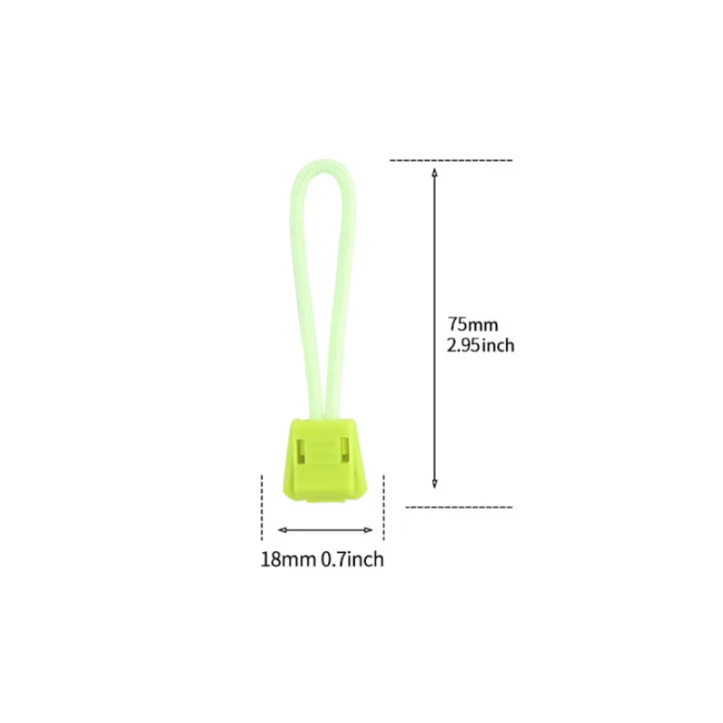 3mm 야광 우산 끈 손잡이 코드 (재킷 지퍼, 등산 가방, 수하물용) - EDC 장비 교체 수리 버클