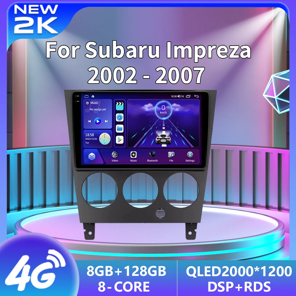 

Android 13 For Subaru Impreza GD GG 2002 - 2007 Car Radio Multimedia Video Player Navigation Stereo GPS CarPlay Auto 2din DVD 4G