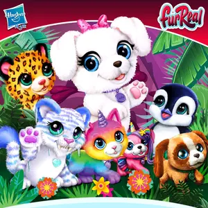 Hasbro – jouet en peluche animal interactif Furreal snackin Sam The brunto  - AliExpress