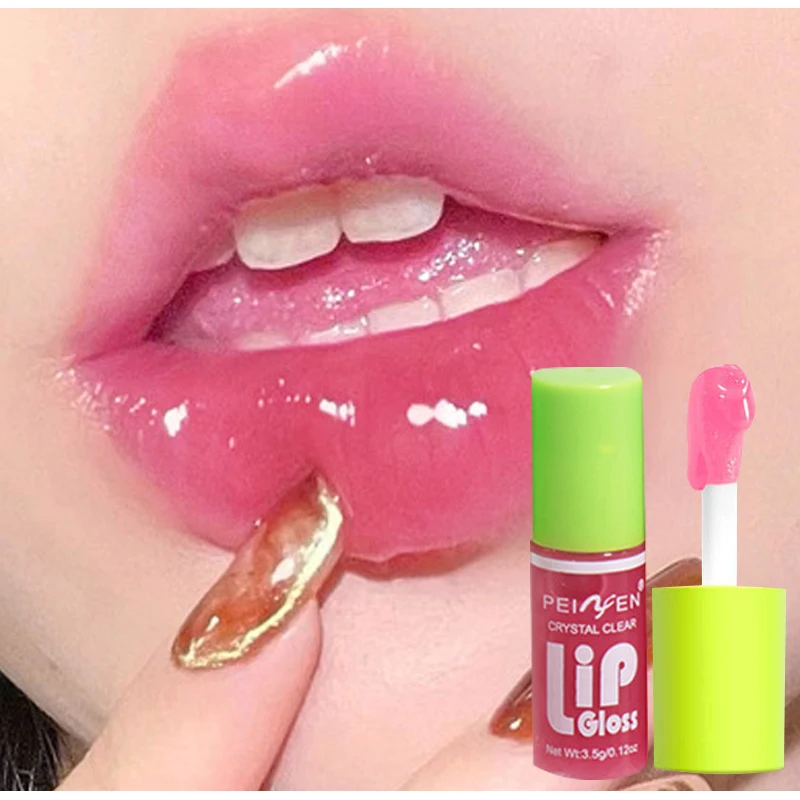 Efficient Nourishing Lipgloss Long Lasting Moisturizing Jelly Lip-oil Not Easy Stick Cup Lipglaze Lipcare Makeup Products 6pcs lip makeup lip glaze lip gloss lip oil
