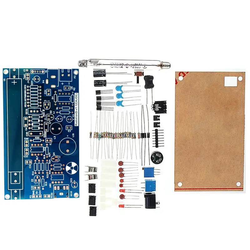 A04I DIY Assemble Geiger Counter Kit Counter Module Nuclear Radiation Detector with Sound and Light Alarm image 1