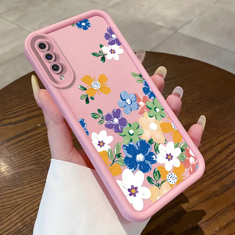 Cute Flower Cartoon Fashion Shockproof Silicone Phone Case Cover