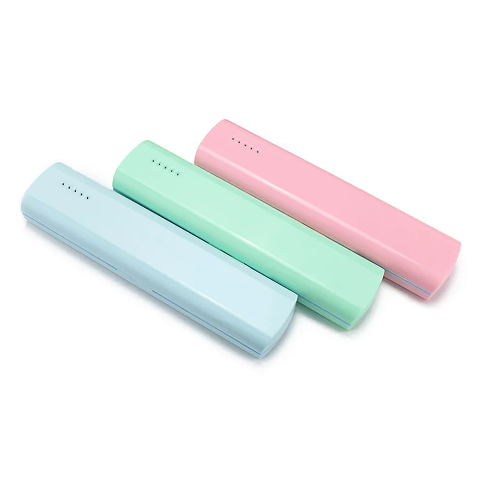 1Pcs USB 칫솔 케이스 Uv 살균기 휴대용 여행 전동 칫솔 홀더 무선 듀얼 배터리 내구성 사용하기 쉬운