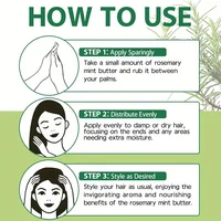 Poupée Greflective Rosemary Mint Hair & Bathing Roots, Croissance naturelle des cheveux et traitement de réparation des dommages pour des cheveux plus forts et plus sains 5